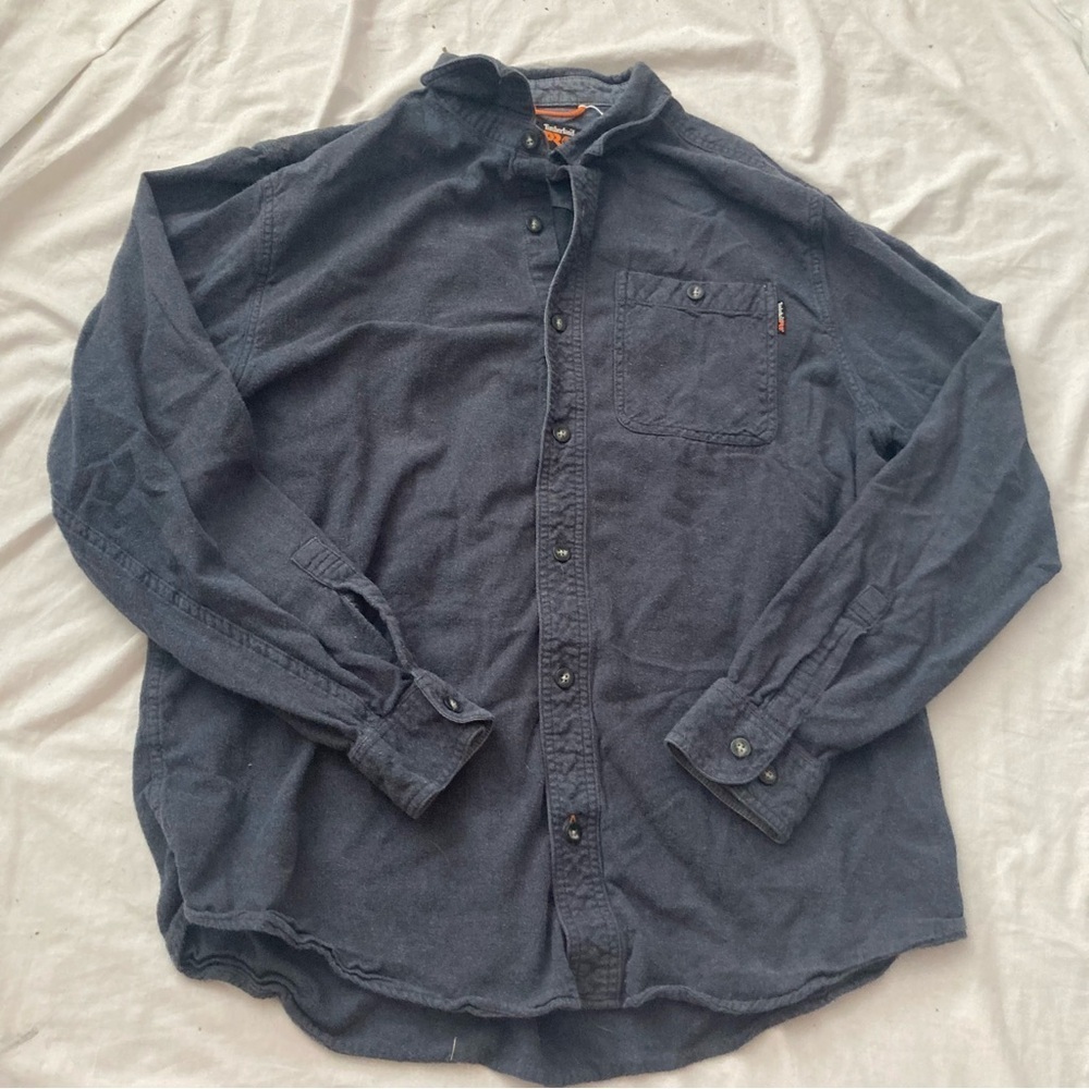Timberland Blue Casual Button Down Shirt Size XL